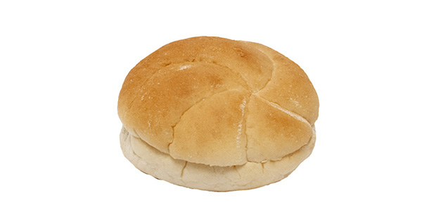 4 5 Extra Large White Kaiser Bun 6 Ct Alpha Baking Company Inc